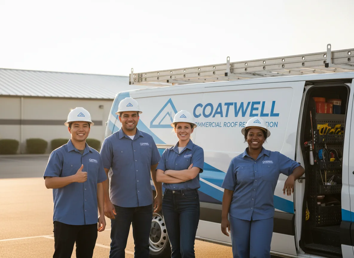 Commercial roof coating company in Cologne, MN